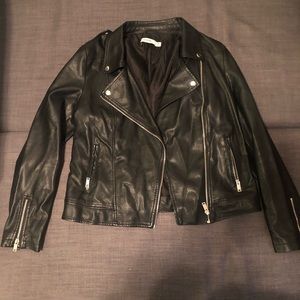 Vegan leather jacket
